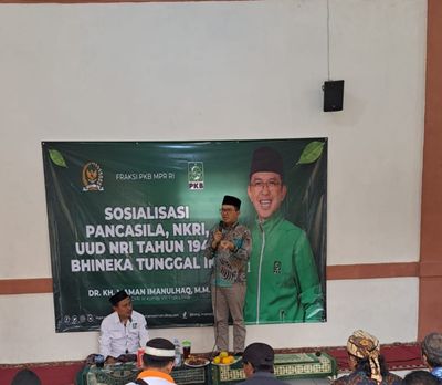 Meneguhkan Jati Diri Bangsa, KH. Maman Imanulhaq Hidupkan Spirit Empat Pilar di Majalengka